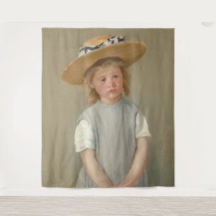 Mary Cassatt - Child in a Straw Hat Tapestry