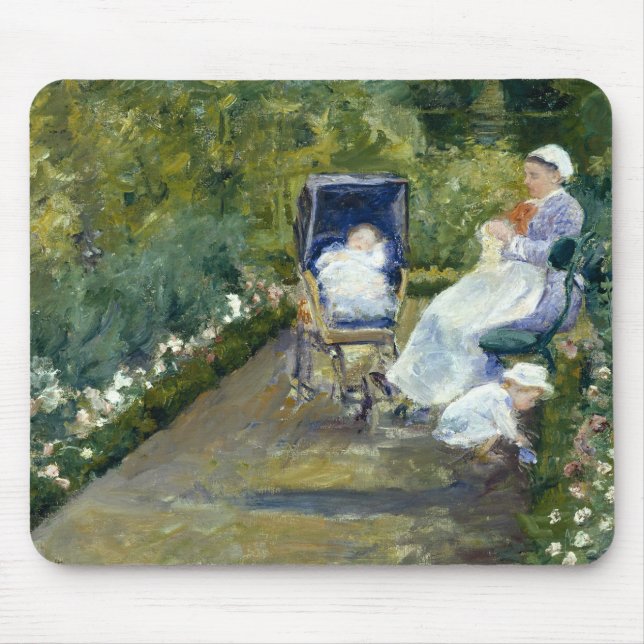 Mary Cassatt - Children in a Garden Mouse Mat (Front)
