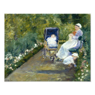 Mary Cassatt - Children in a Garden Photo Print