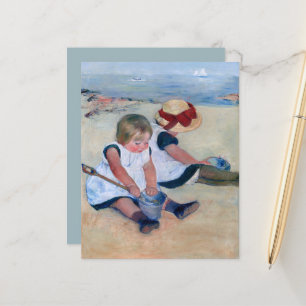 Mary Cassatt Children Playing on the Beach 1884