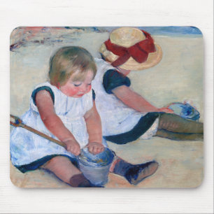 Mary Cassatt Children Playing on the Beach 1884  Mouse Mat