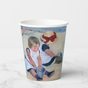 Mary Cassatt Children Playing on the Beach 1884 Paper Cups