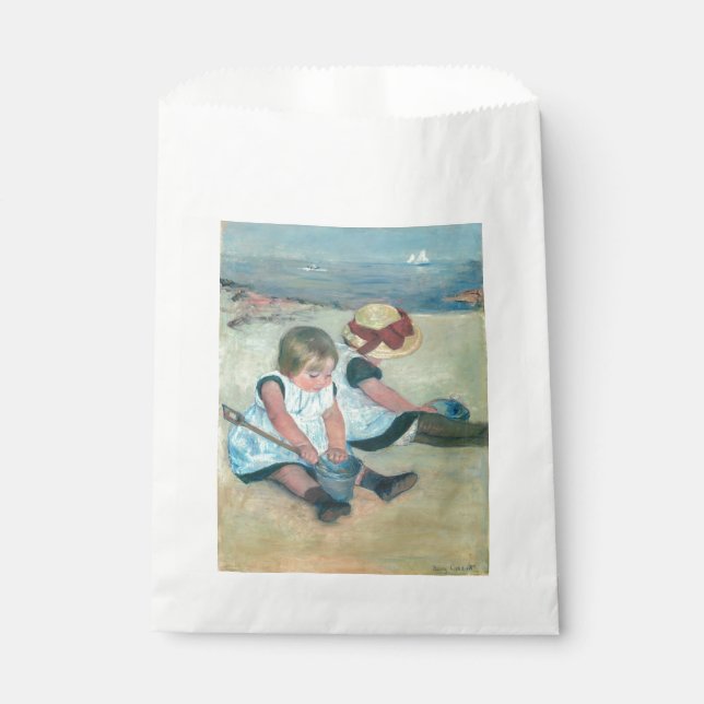 Mary Cassatt - Children Playing on the Beach Favour Bags (Front)