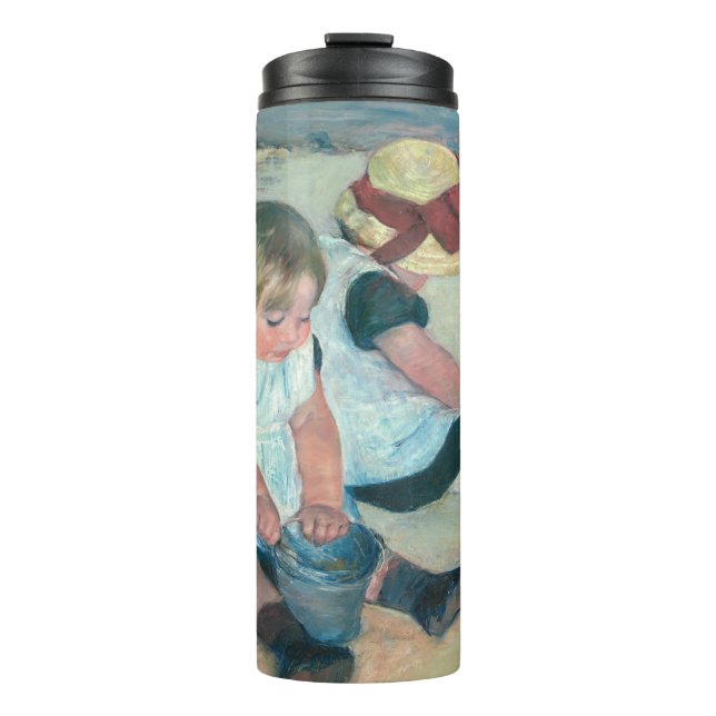 Mary Cassatt - Children Playing on the Beach Thermal Tumbler (Front)