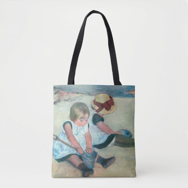 Mary Cassatt - Children Playing on the Beach Tote Bag (Front)
