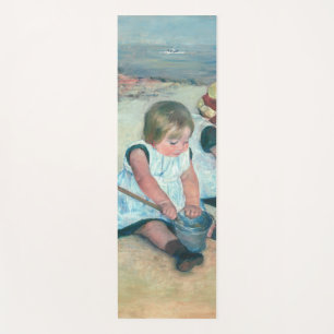 Mary Cassatt - Children Playing on the Beach Yoga Mat