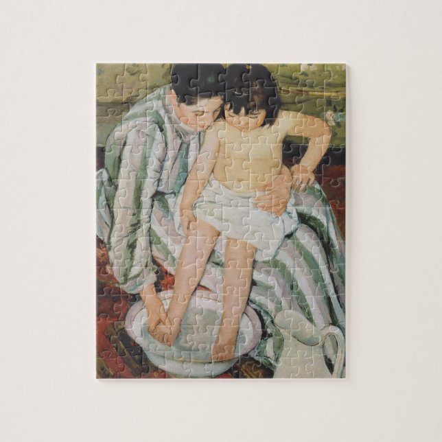 Mary Cassatt Child's Bath Painting Jigsaw Puzzle (Vertical)