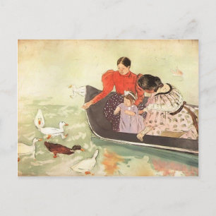 Mary Cassatt- Feeding the Ducks Postcard
