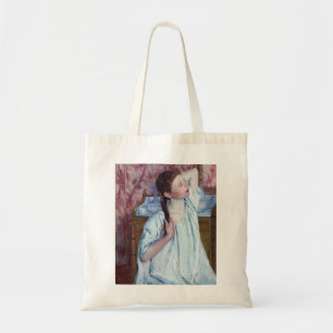 Mary Cassatt - Girl Arranging her Hair Tote Bag