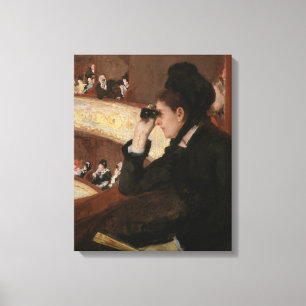 Mary Cassatt - In the Loge Canvas Print