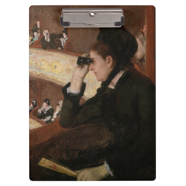 Mary Cassatt - In the Loge Clipboard (Front)