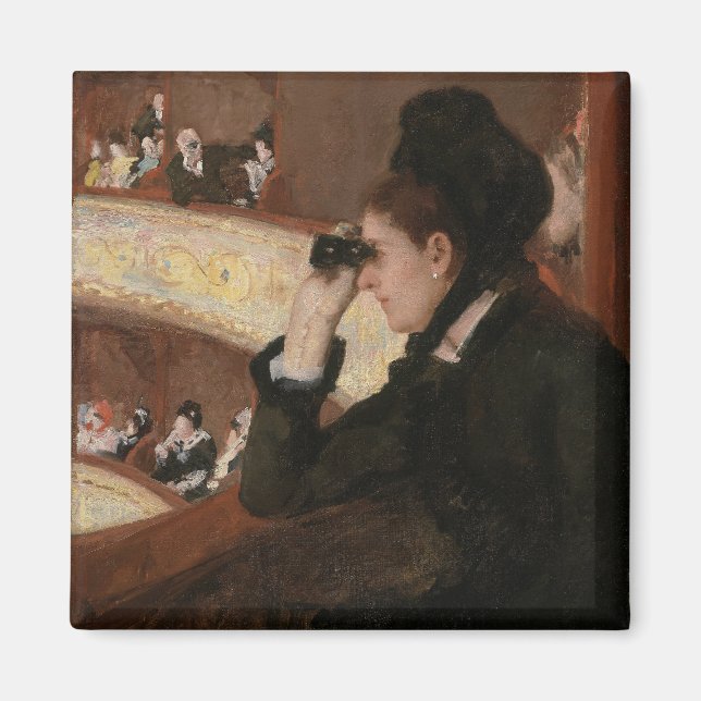 Mary Cassatt - In the Loge Magnet (Front)