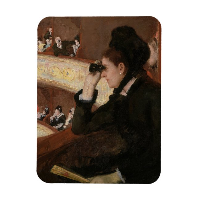 Mary Cassatt - In the Loge Magnet (Vertical)