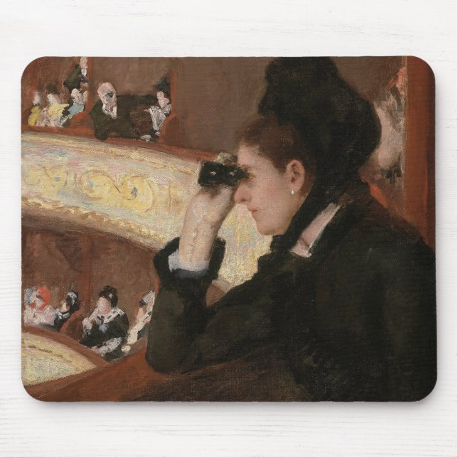 Mary Cassatt - In the Loge Mouse Mat (Front)