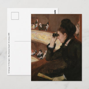 Mary Cassatt - In the Loge Postcard