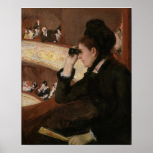Mary Cassatt - In the Loge Poster