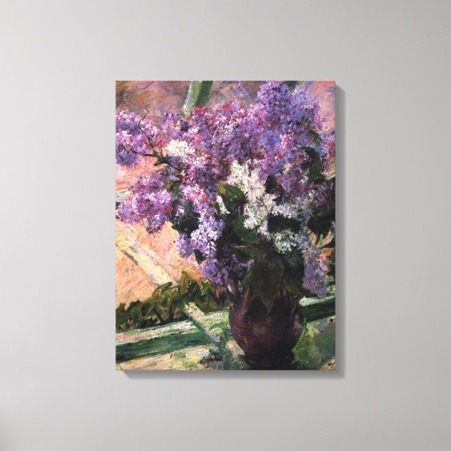 Mary Cassatt - Lilacs in a Window Canvas Print (Front)