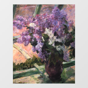 Mary Cassatt - Lilacs in a Window Cling
