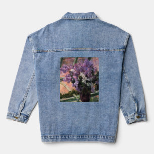 Mary Cassatt - Lilacs in a Window Denim Jacket