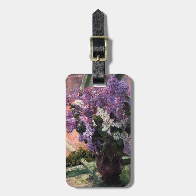 Mary Cassatt - Lilacs in a Window Luggage Tag (Front Vertical)