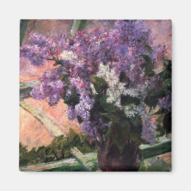 Mary Cassatt - Lilacs in a Window Magnet (Front)
