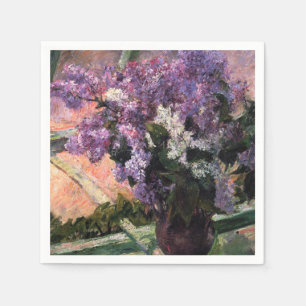 Mary Cassatt - Lilacs in a Window Napkin