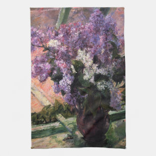 Mary Cassatt - Lilacs in a Window Tea Towel