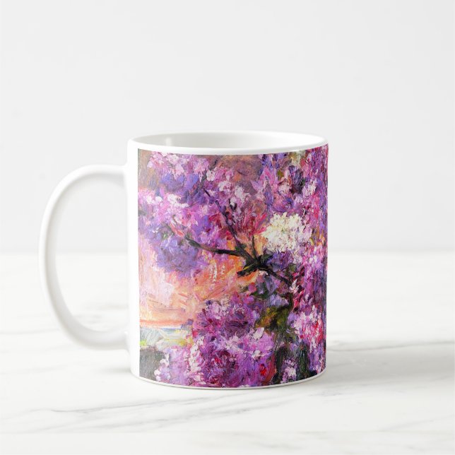 Mary Cassatt Lilacs Mug (Left)