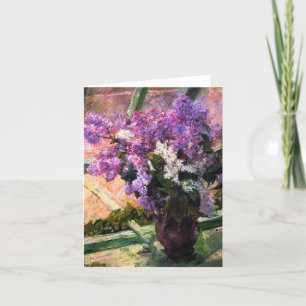 Mary Cassatt Lilacs Note Card