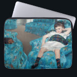 Mary Cassatt - Little Girl in a Blue Armchair Laptop Sleeve<br><div class="desc">Little Girl in a Blue Armchair / Petite fille dans un fauteuil bleu - Mary Stevenson Cassatt,  Oil on Canvas,  1878</div>