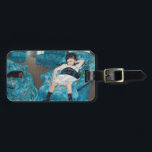 Mary Cassatt - Little Girl in a Blue Armchair Luggage Tag<br><div class="desc">Little Girl in a Blue Armchair / Petite fille dans un fauteuil bleu - Mary Stevenson Cassatt,  Oil on Canvas,  1878</div>