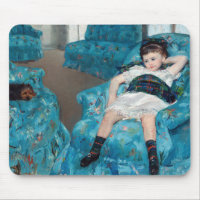 Mary Cassatt - Little Girl in a Blue Armchair