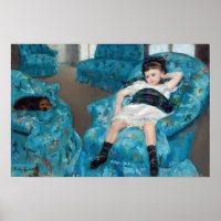 Mary Cassatt - Little Girl in a Blue Armchair