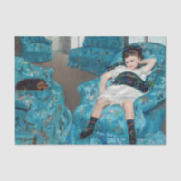 Mary Cassatt - Little Girl in a Blue Armchair