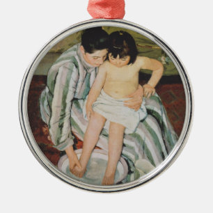 Mary Cassatt Mother and Baby Metal Tree Decoration