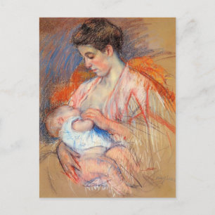 Mary Cassatt- Mother Jeanne Nursing Her Baby Postcard