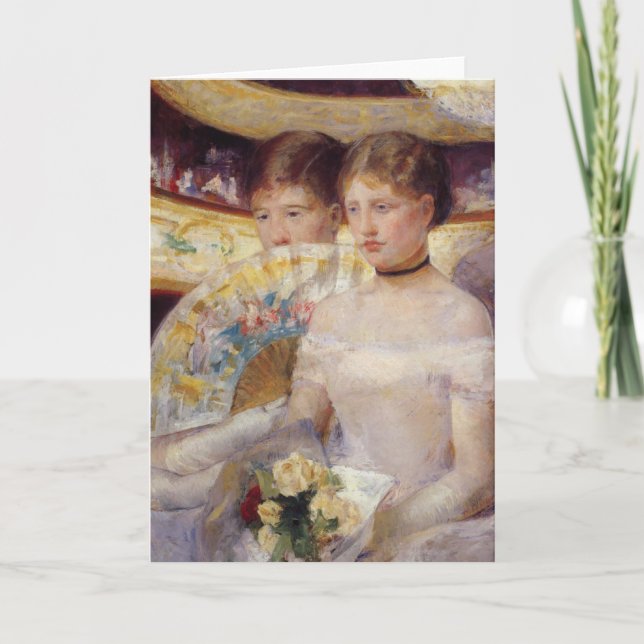 Mary Cassatt Painting Card (Front)