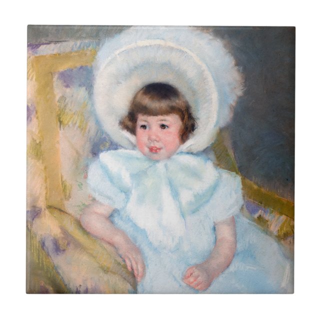 Mary Cassatt - Portrait Louise-Aurore Villeboeuf Tile (Front)
