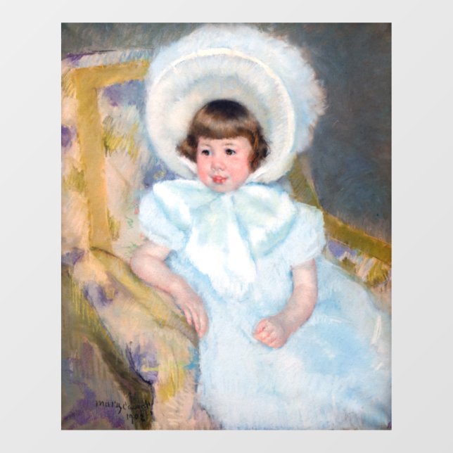Mary Cassatt - Portrait Louise-Aurore Villeboeuf Window Cling (Sheet)