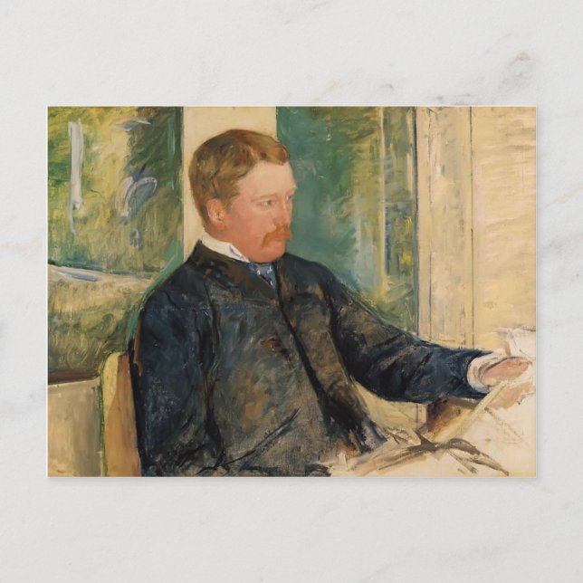 Mary Cassatt- Portrait of Alexander J. Cassatt Postcard (Front)