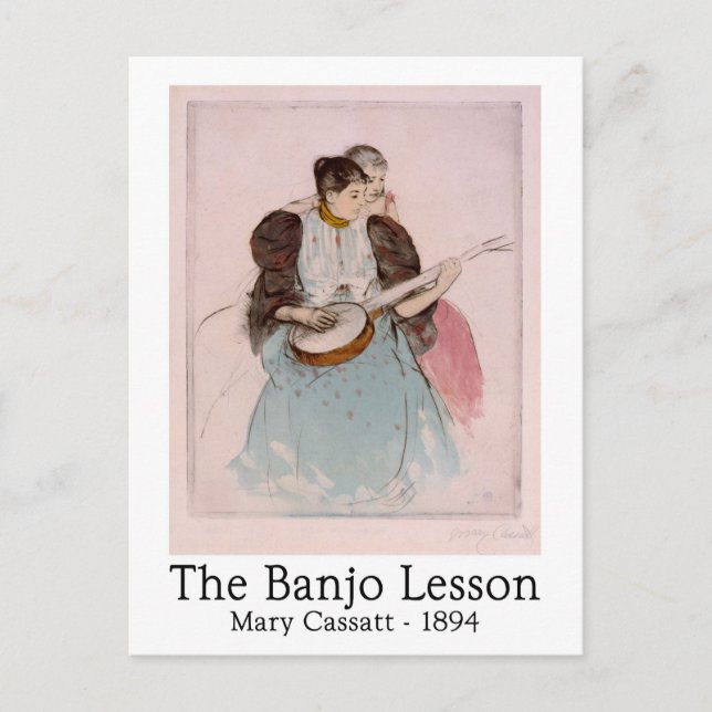 Mary Cassatt Postcard (Front)