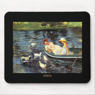Mary Cassatt Summertime Mouse Mat