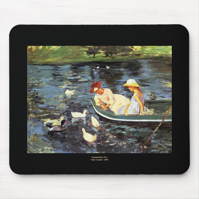 Mary Cassatt Summertime Mouse Mat (Front)