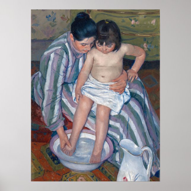 Mary Cassatt The Bath Motherhood Fine Art Poster (Front)