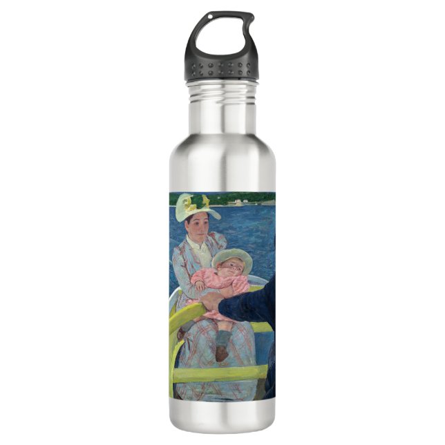 Mary Cassatt - The Boating Party 710 Ml Water Bottle (Front)