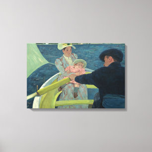 Mary Cassatt - The Boating Party Canvas Print