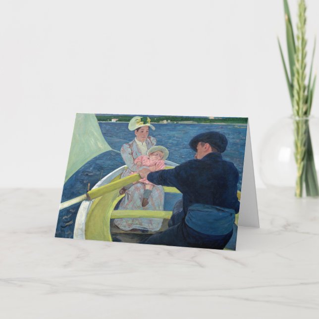 Mary Cassatt - The Boating Party Card (Front)