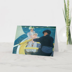 Mary Cassatt - The Boating Party Holiday Card