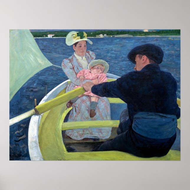 Mary Cassatt The Boating Party Poster (Front)