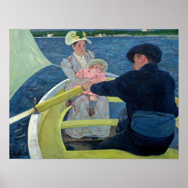 Mary Cassatt - The Boating Party Poster (Front)
